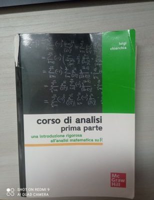 Corso di analisi prima parte