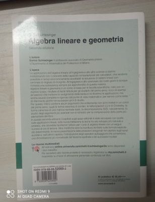 Algebra lineare e geometria