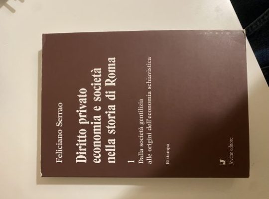 Diritto privato economia e società nella storia di