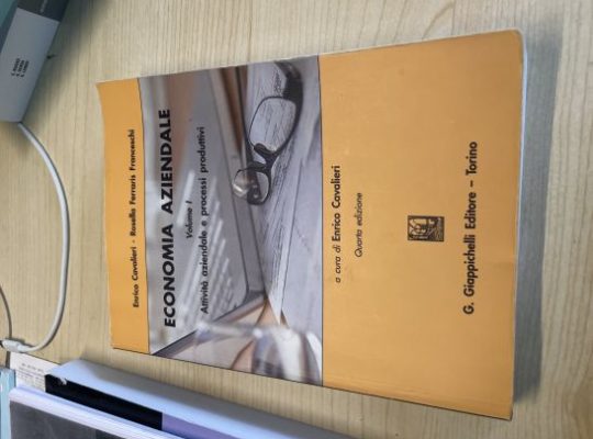 Economia Aziendale volume I Attività aziendale e processi produttivi