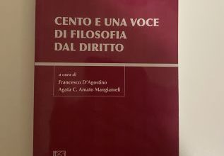 cento e una voce di filosofia dal diritto