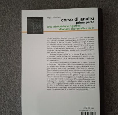 Corso di analisi, prima parte