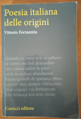 Poesia italiana delle origini