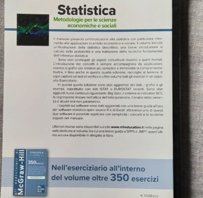 Statistica metodologie per le scienze economiche e sociali