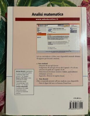 Analisi matematica, seconda edizione