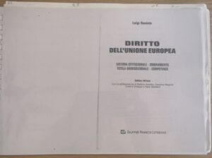 Diritto dell’Unione Europea