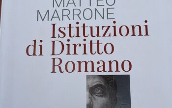 Istituzioni di diritto romano di Matteo Marrone