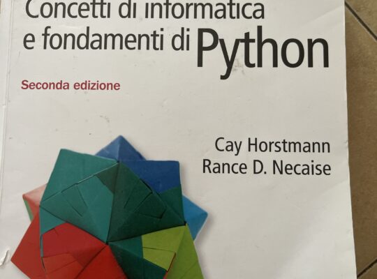 Concetti di informatica e fondamenti di Python