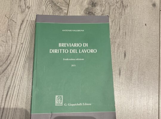 Breviario di diritto del lavoro