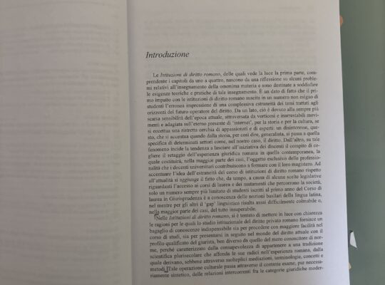 istituzioni di diritto romano giovanni finazzi