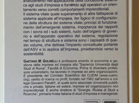 L’Approccio Sistemico Vitale al governo d’impresa