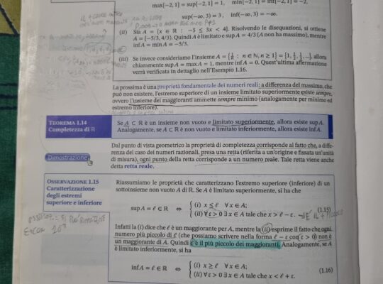 Epsilon 1 primo corso i analisi matematica