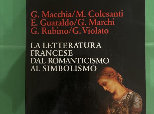 La letteratura francese dal romanticismo al simbolismo